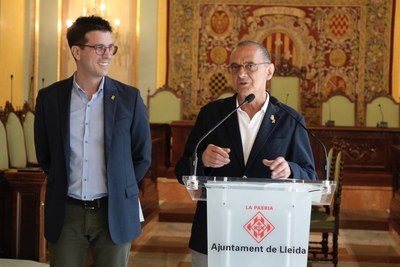 Pueyo i Postius han presentat avui els projectes.