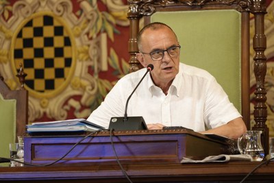 Intervenció del Paer en Cap, Miquel Pueyo.