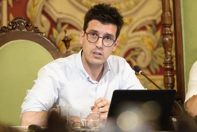 Intervenció del primer tinent d'alcalde, Toni Postius, de Junts per Catalunya.