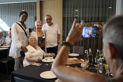 La regidora de Persones, comunitat i Agenda 2030, Mariama Sall, també ha participat en la trobada.