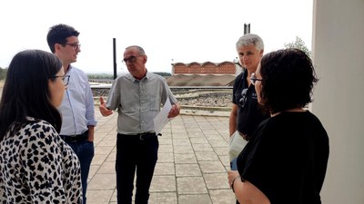 Pueyo, Postius i Freixanet conversen amb Joan Esteve i Ainhoa Casabón.