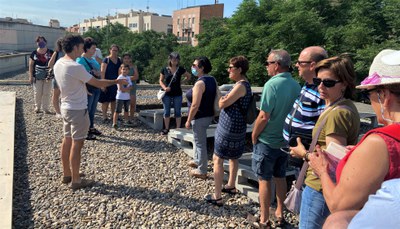 La visita ha estat conduïda per tècnics de l'Agència de l'Energia de Lleida.