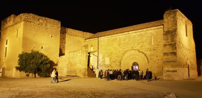 Visita al Castell dels Templers durant la Nit dels museus.