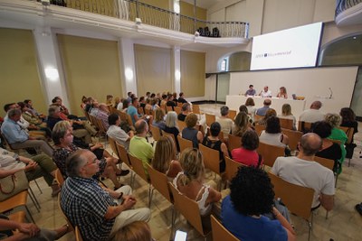 Imatge de la sessió informativa d'aquesta tarda.