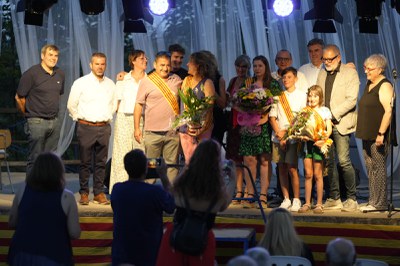 El paer en cap ha estat acompanyat per un grup de regidors de l'Ajuntament, que s'han afegit a la festa major de la partida de l'Horta.