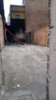 El passat 19 de juny hi va haver un incendi en aquest solar.