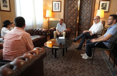 Reunió a la Paeria amb els representants del Col·legi de Professionals de la Ciència Política i la Sociologia de Catalunya.