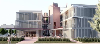 Imatge virtual del projecte de l'ECMU.