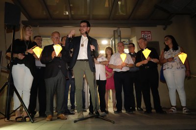 La romeria ha finalitzat al Pati de les Comèdies, davant la Regidoria de Cultura.