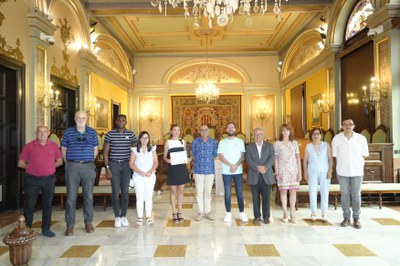 Reconeixement a Yolanda Cebrián, del club Aldahra Lleida UA, pels seus èxits esportius.