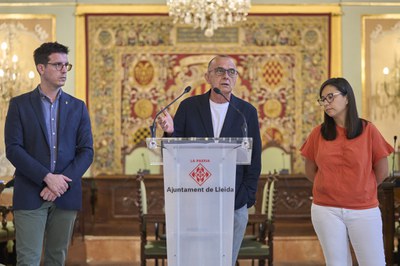 Presentació al Saló de Sessions de la Paeria dels projetes presentants a la convocatòria de Drets Socials dels #NextGen.