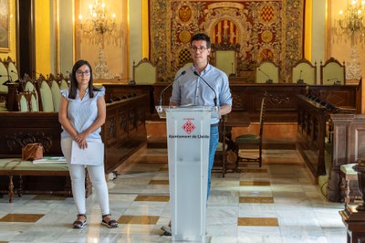 Mesures de la Paeria per adaptar-se al decret de l’Estat d’estalvi energètic.