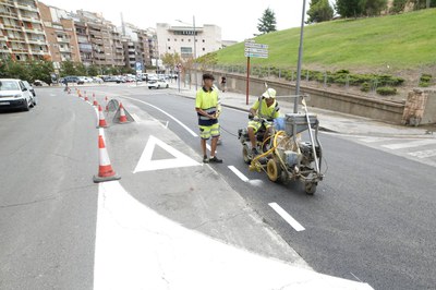 Les tasques de renovació del paviment del c/Salmeron finalitzen avui..