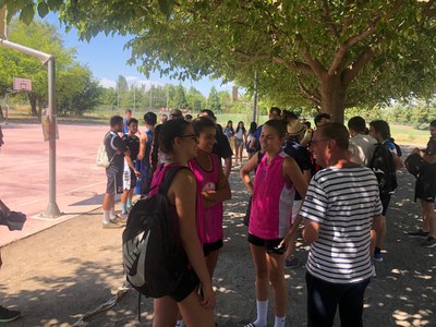 El matí ha continuat amb un torneig de bàsquet 3x3.