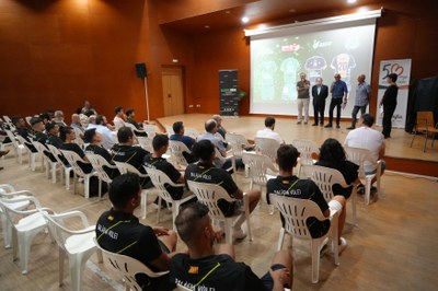 Un moment de l'acte.