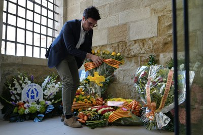 El primer tinent d'alcalde, Antoni Postius, ha encapçalat la delegació del seu grup municipal.