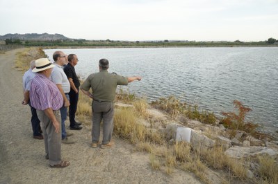 La transformació del sistema de reg permetrà estalviar un 30% dels recursos hídrics.