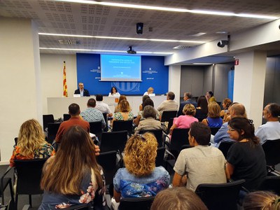 La consellera ha presentat l'Acord als ens locals de Lleida.