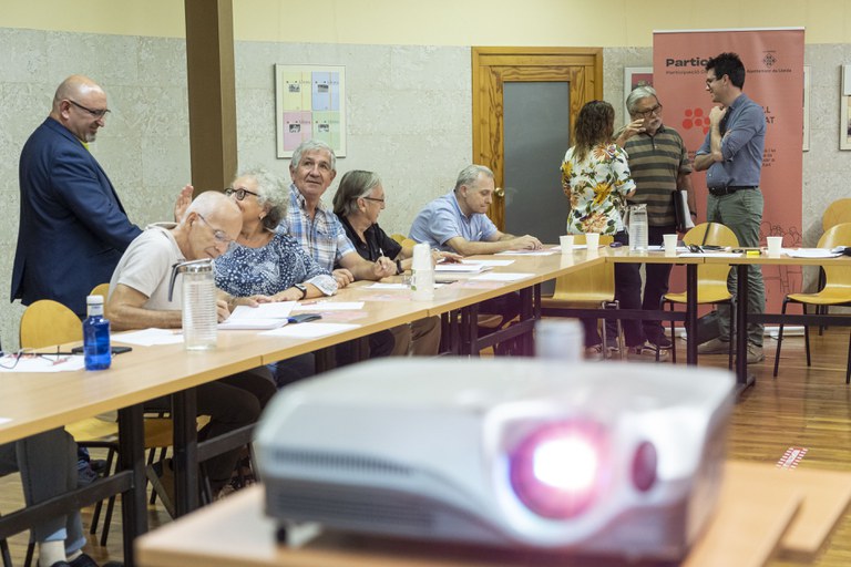 Imatge de la sessió de la comissió d'aquesta tarda