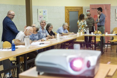 Imatge de la sessió de la comissió d'aquesta tarda.