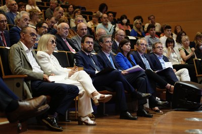 El Paer en Cap, Miquel Pueyo, ha assistit avui l'acte inaugural del curs universitari.