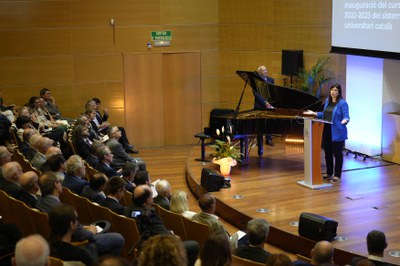 Un moment de l'acte d'avui.