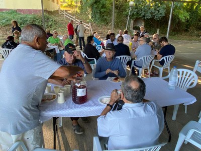 L'esmorzar ha tingut lloc a l'esplanada de les Escoles.
