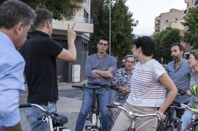 La trobada ha permès avaluar les millores necessàries al carril bici.