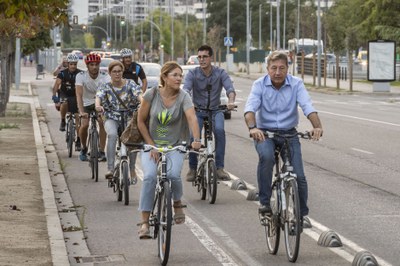 L'activitat forma part dels actes de la Setmana de la Mobilitat.
