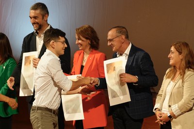 L'alcalde Pueyo ha participat en el lliurament de guardons als esportistes i clubs lleidatans distingits.