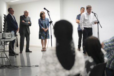 El psicòleg Carles Ibars Terés ha estat l'encarregat de fer la lectura del pregó de les festes de l'Ereta.
