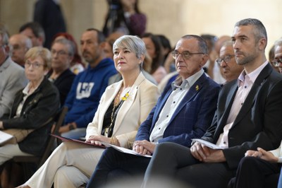 La consellera de Justícia ha reivindicat un acte com el d'avui davant els qui volen blanquejar el franquisme i tergiversar la Història.