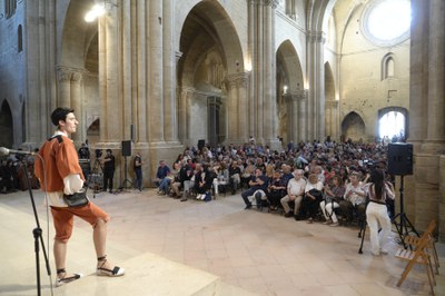 Regidores i regidors de la Paeria han assistit a la representació que s'ha fet a la Seu Vella.