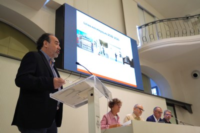 El director del Museu ha detallat el contingut del projecte.