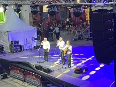 El grup Port Bo, de Calella de Palafrugell, plat fort del recital.