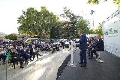 La inauguració de Sant Miquel-Eurofruit s'ha realitzat a l'exterior del Pavelló de Vidre..