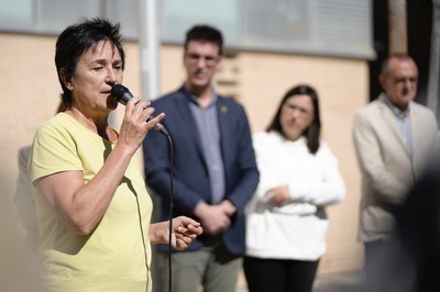 Maria José Fumanal ha llegit un poema inèdit seu, escrit per ella mateixa.