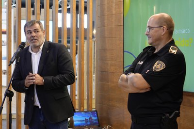 Una de les activitats d'aquest dissabte a l'estand de Paeria ha estat sobre les càmeres de l'Horta.