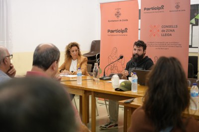 Un moment de la reunió.