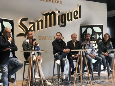 El tinent d’alcalde i regidor de Promoció Econòmica i Emprenedoria, Paco Cerdà, i el regidor de Joventut, Festes, Tradicions i Esports, Ignasi Amor, ….