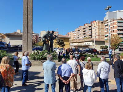 L'acte ha tingut lloc aquest migdia a la plaça dels Pagesos.