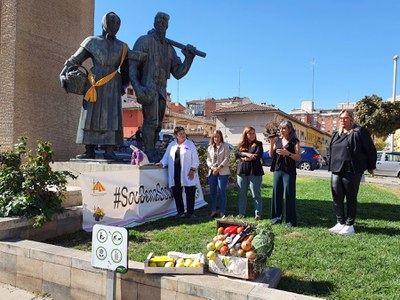 Un moment de la intervenció de la tinent d'alcalde Sandra Castro.