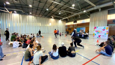 Un moment de l'exhibició de l'Xplosion 2022.