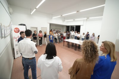 Un moment de l'acte d'aquest vespre.