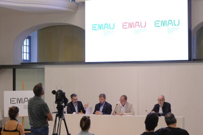 La presentació ha tingut lloc aquest migdia a la sala Alfred Perenya.