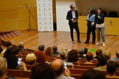 Un moment de la presentació de la sessió inaugural del festival..