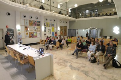 L'acte s'ha fet a la Sala Alfred Perenya de la regidoria de Cultura.