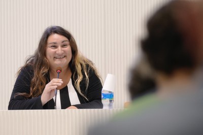 Núria Vergés, directora general de Cures, Organització del Temps i Equitat en els treballs de la Generalitat.