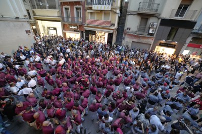 Última diada castellera a Lleida del 2022.