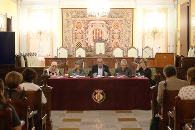 Miquel Pueyo ha presidit l'acte al Saló de Sessions..